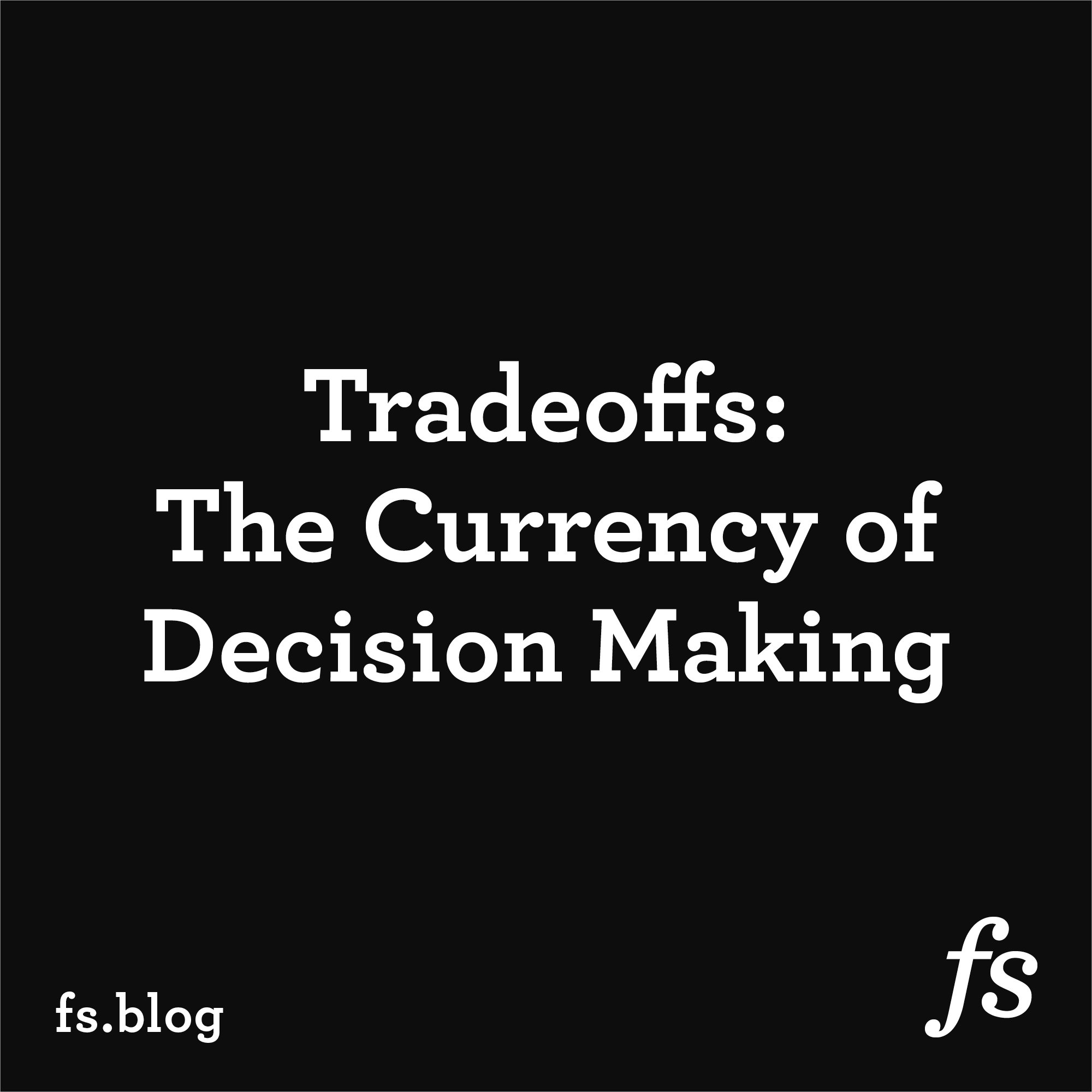 What Is A Trade Off In An Economic Decision